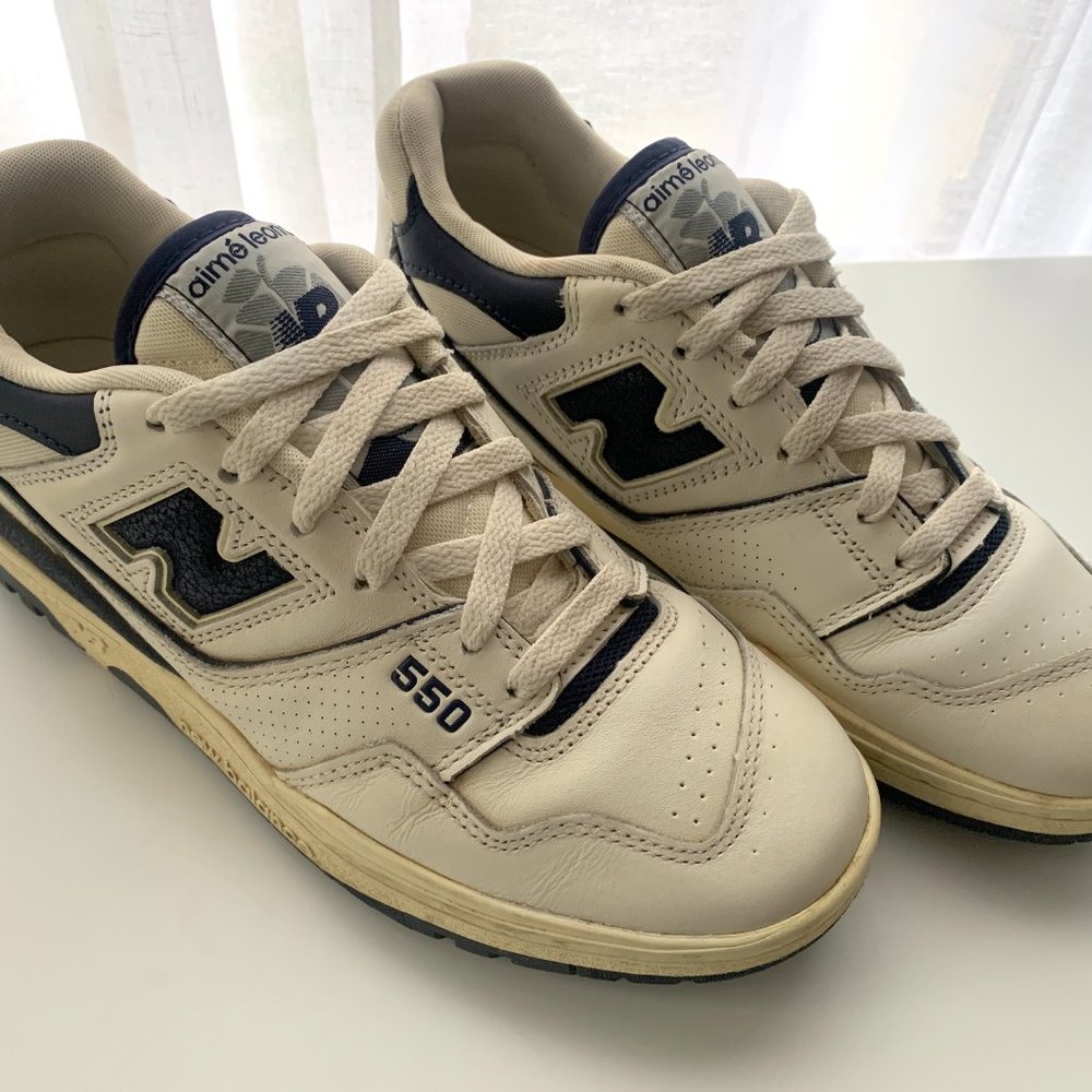 Aime Leon Dore 550 navy mens 6.5 or  womens 7.5/8
